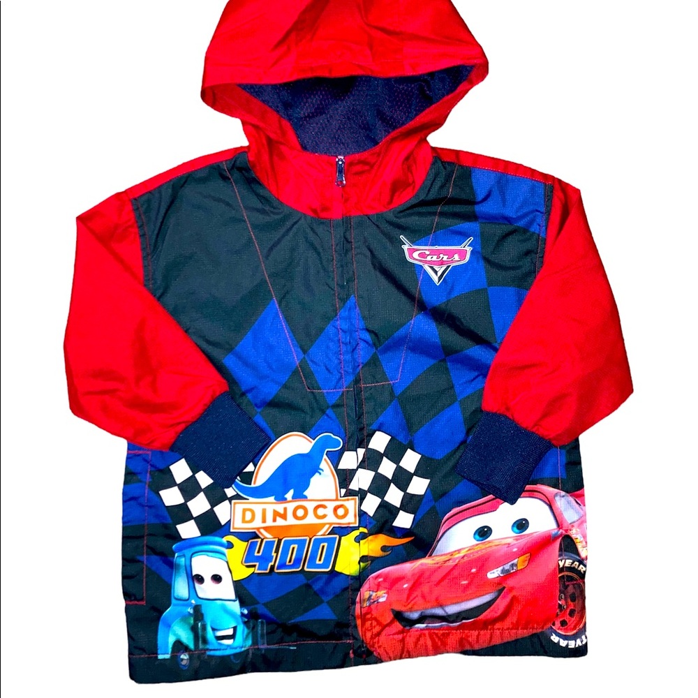Lightning McQueen Dinoco 400 Rainjacket Windbreaker